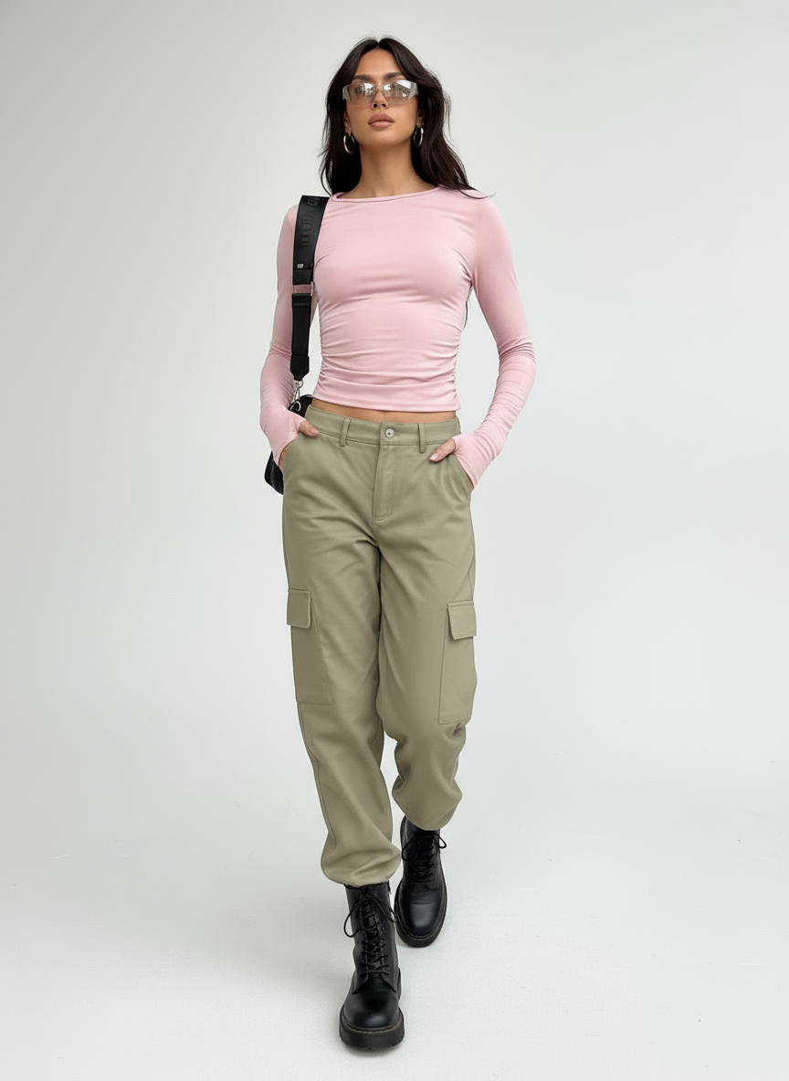 Mira | Strakke Longsleeve Top
