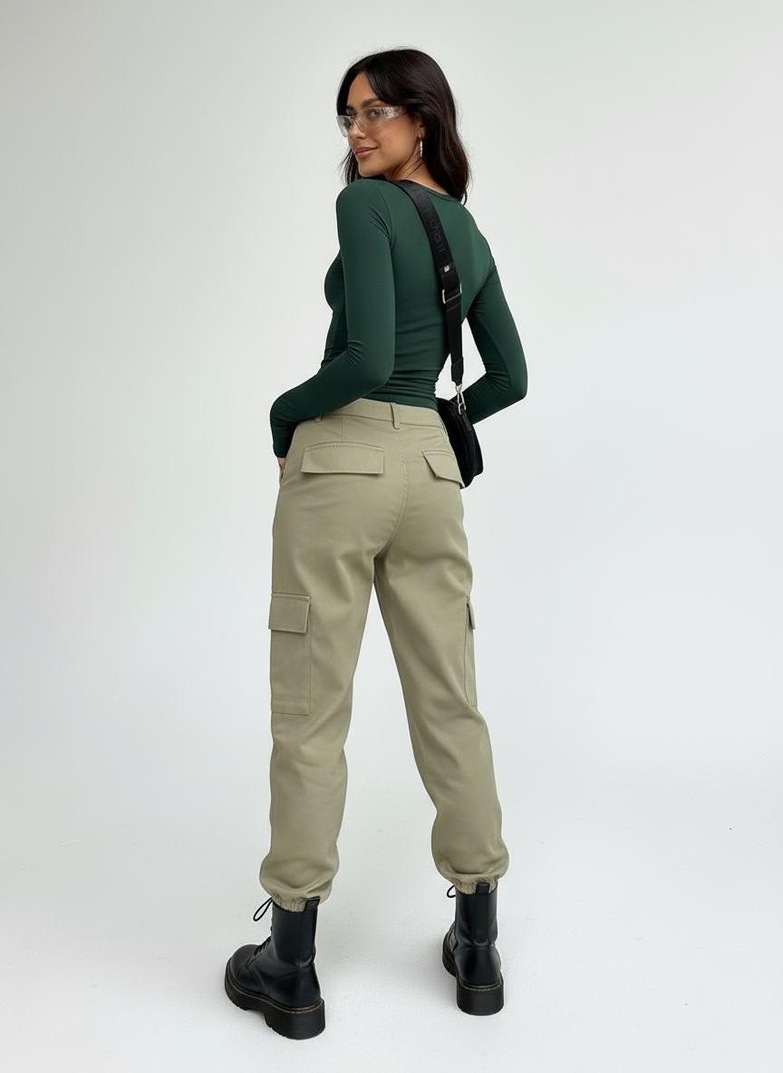 Mira | Strakke Longsleeve Top