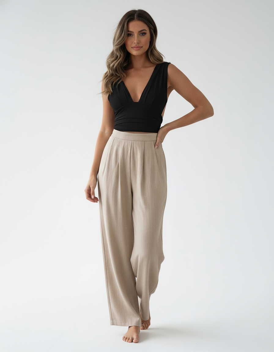 Giselle | Stretchy Top met V-hals