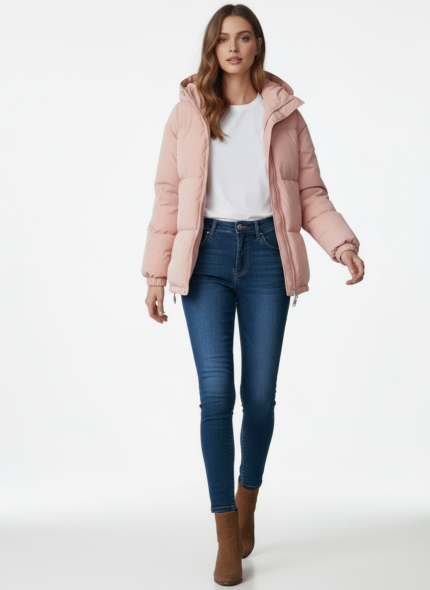 Luna | Pufferjas met Capuchon