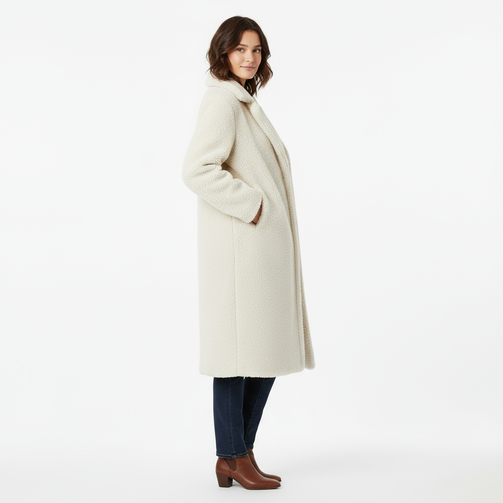 Lotte | Lange teddy jas