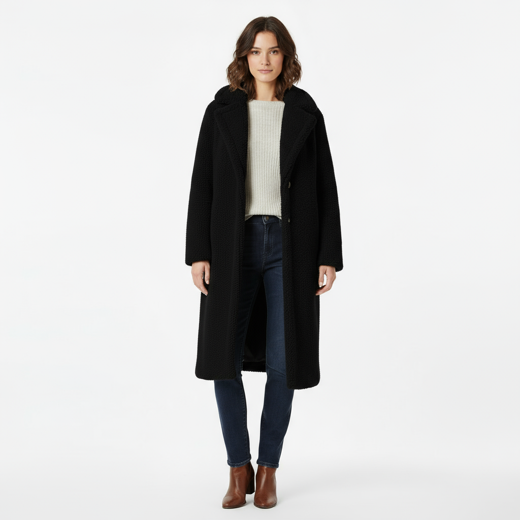 Lotte | Lange teddy jas