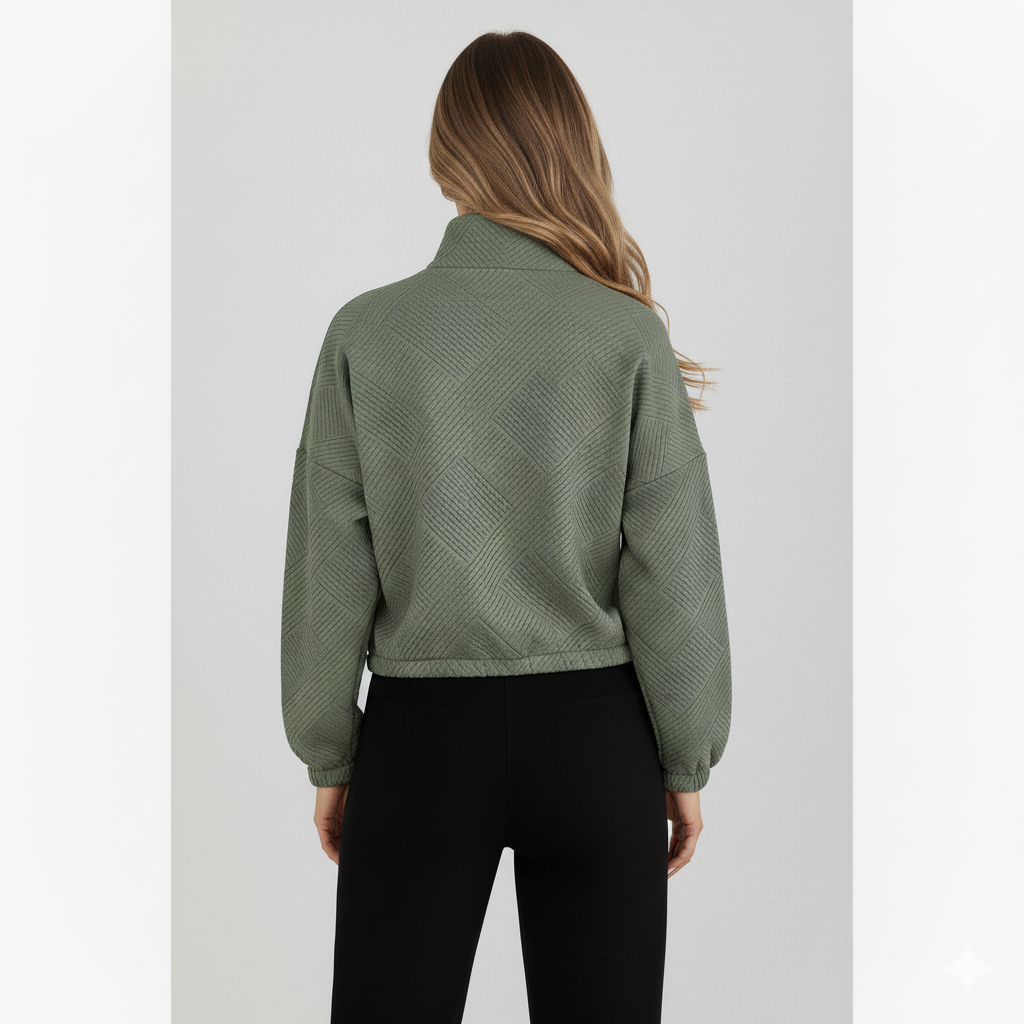 Nadia | Bomberjas met hoge kraag