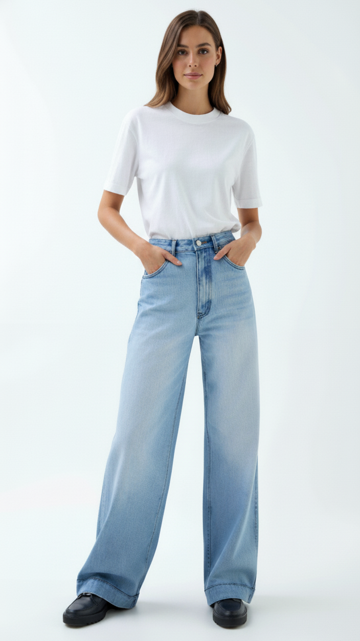 Fiona | Denim Baggy Jeans