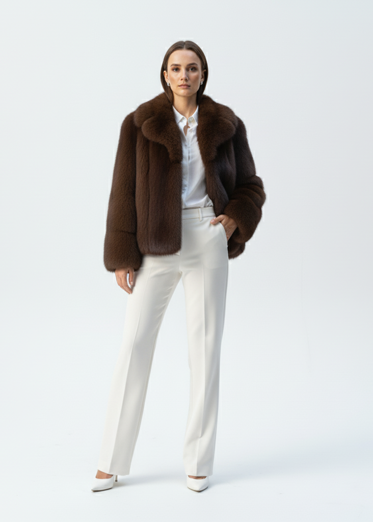 Dana | Oversized Faux Fur Jas Dames