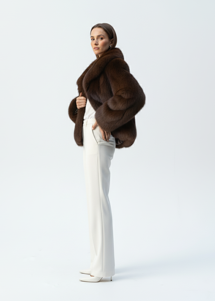 Dana | Oversized Faux Fur Jas Dames