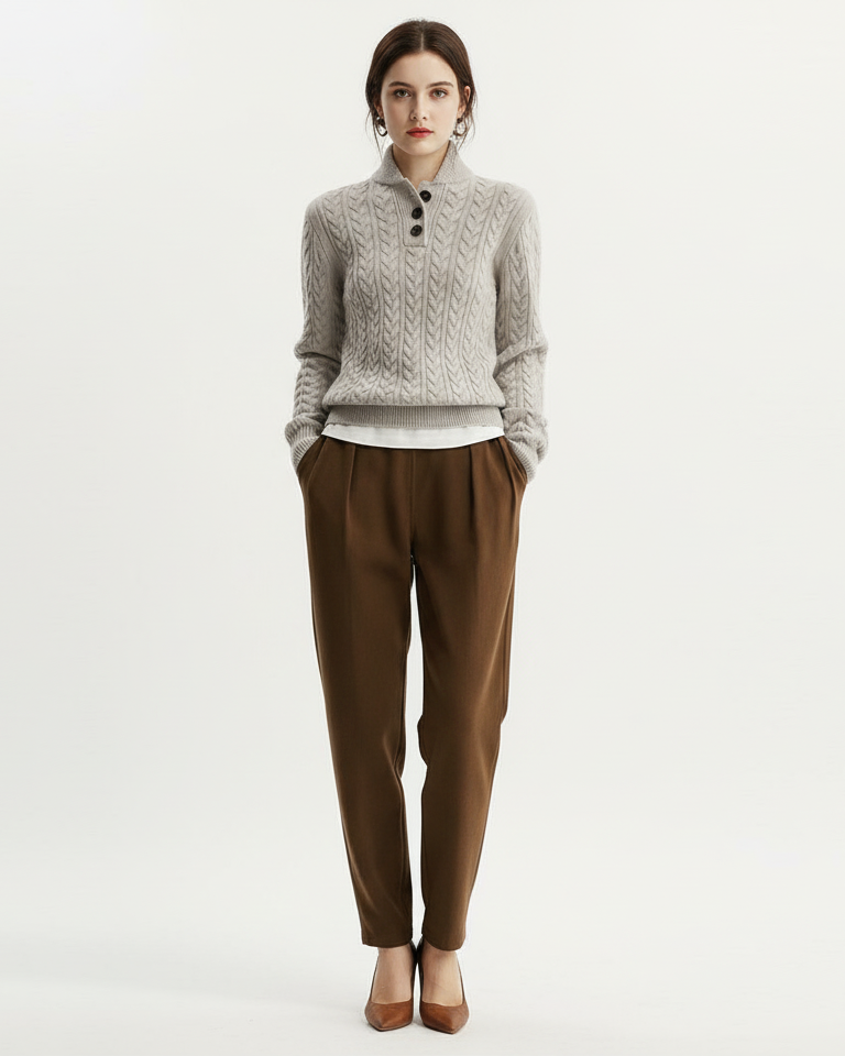 Lara | Wol Gebreide Trui