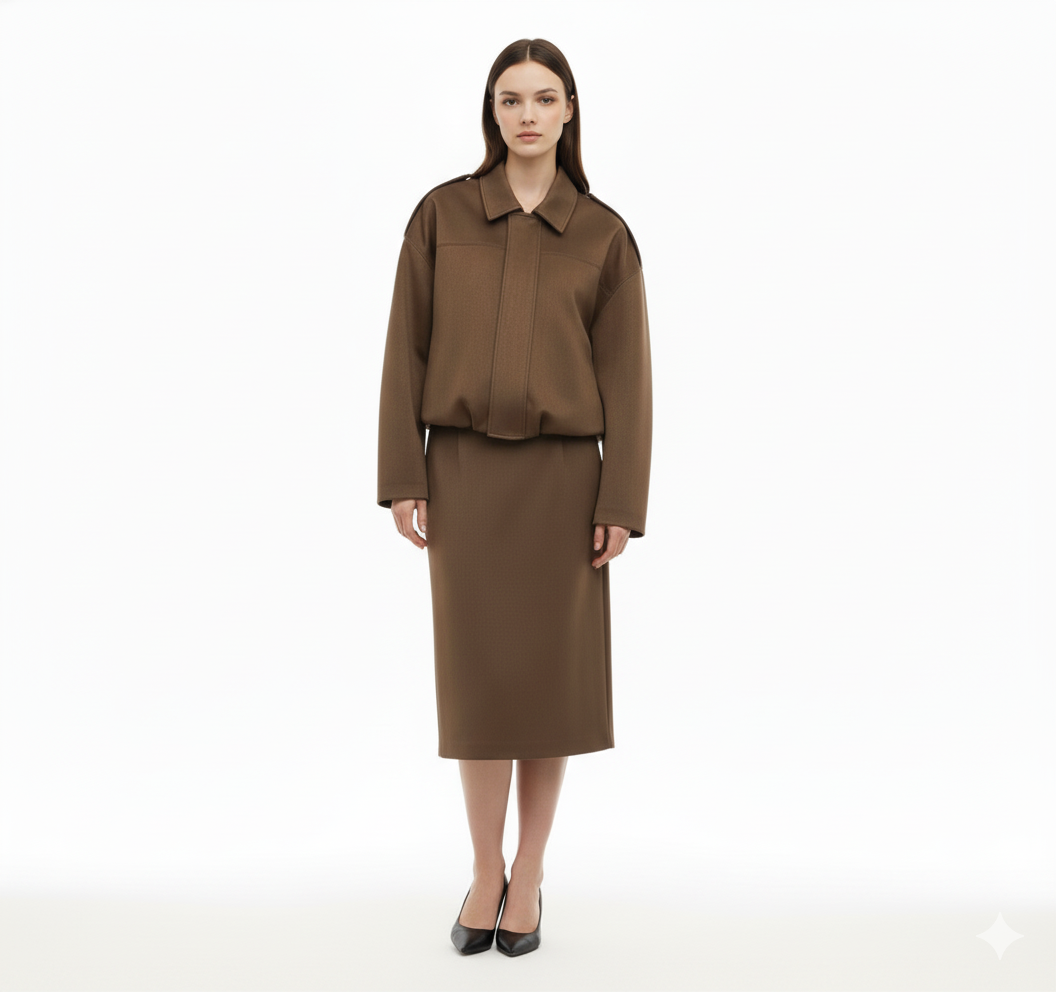 Rosa | Zachte Suède Jas