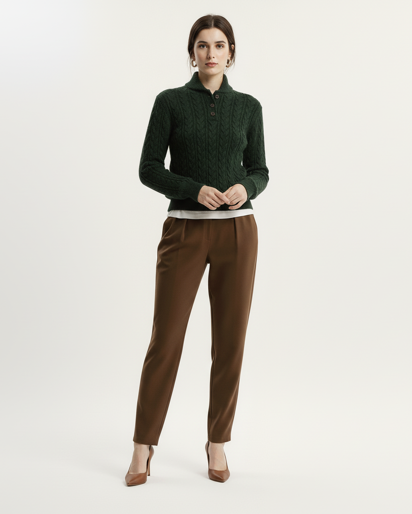 Lara | Wol Gebreide Trui