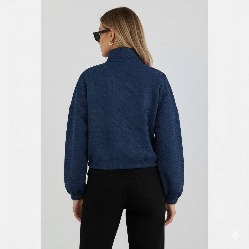 Nadia | Bomberjas met hoge kraag