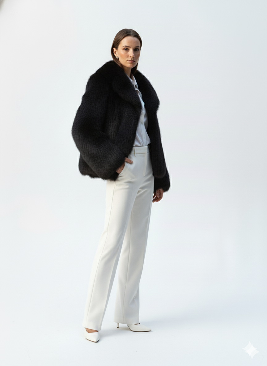 Dana | Oversized Faux Fur Jas Dames