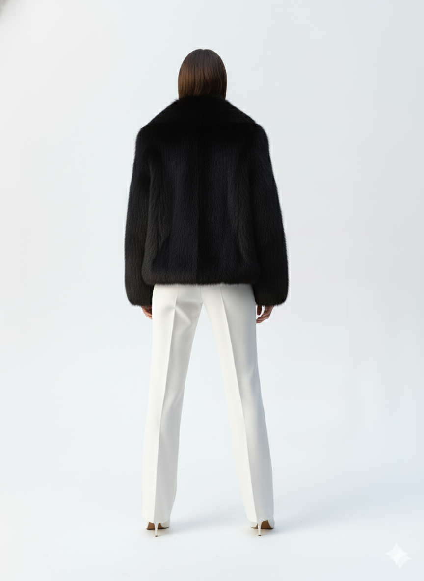 Dana | Oversized Faux Fur Jas Dames