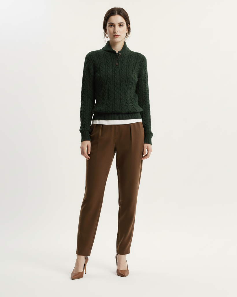 Lara | Wol Gebreide Trui