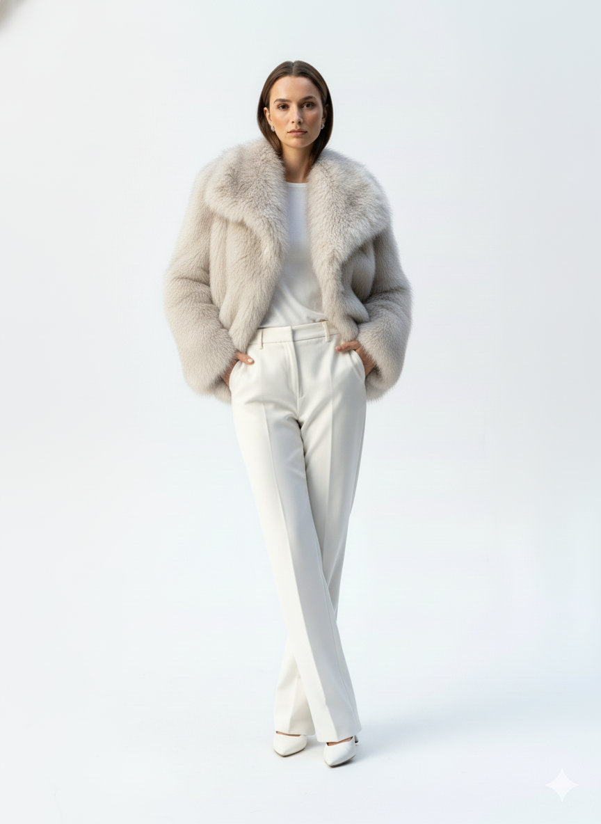 Dana | Oversized Faux Fur Jas Dames