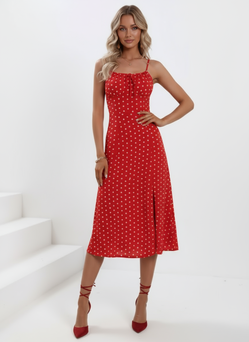 Noor | Casual Jurk met Polkadots