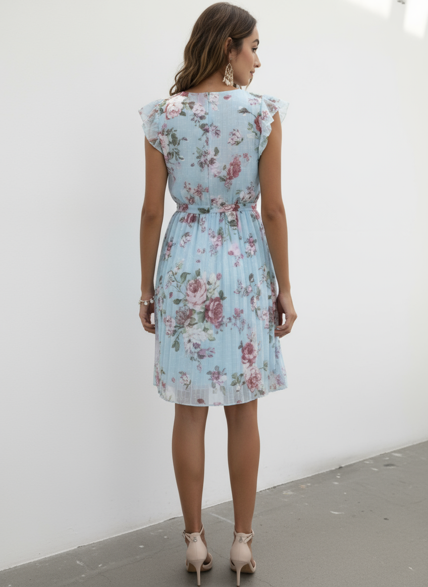 Rosa | Elegante Jurk Met Rozen