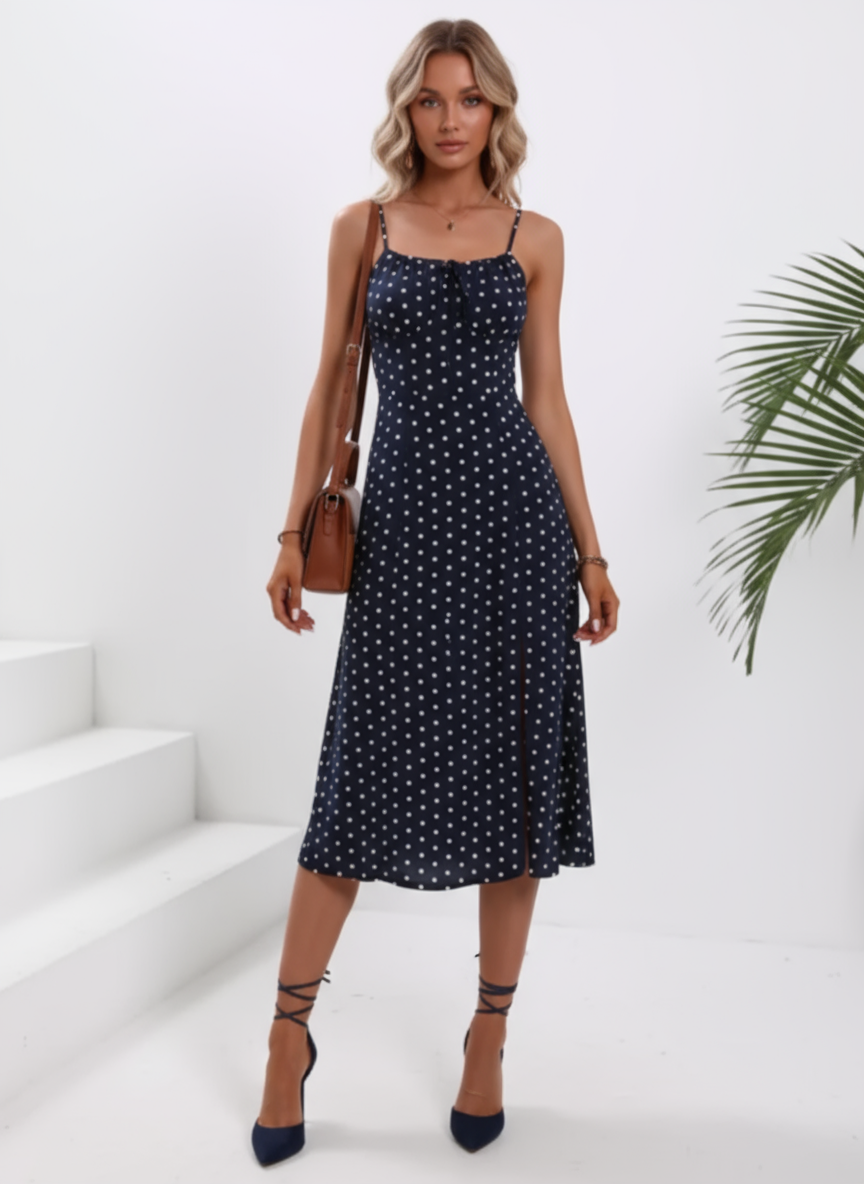 Noor | Casual Jurk met Polkadots